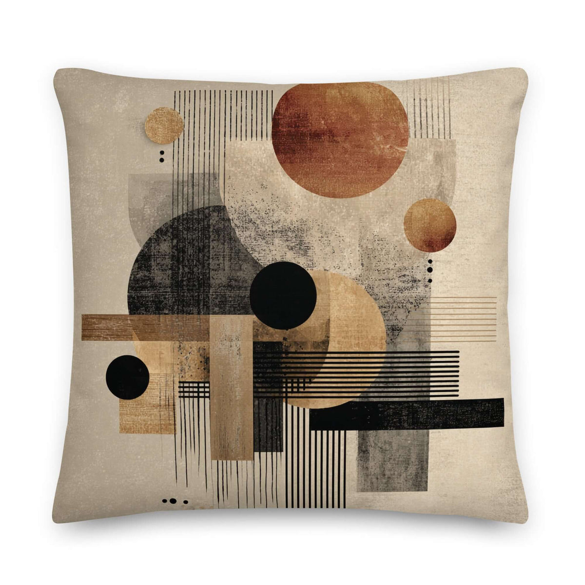 Mid-century Modern Geometry Throw Pillow Cushion | Boutique In USA, Throw Pillows, $ 65.00, A Moment Of Now™