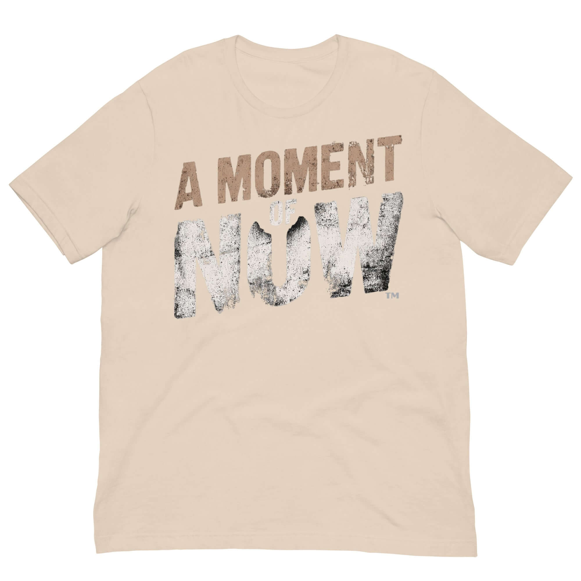 Mindfulness A Moment Of Now ™ Retro Text Unisex T-shirt