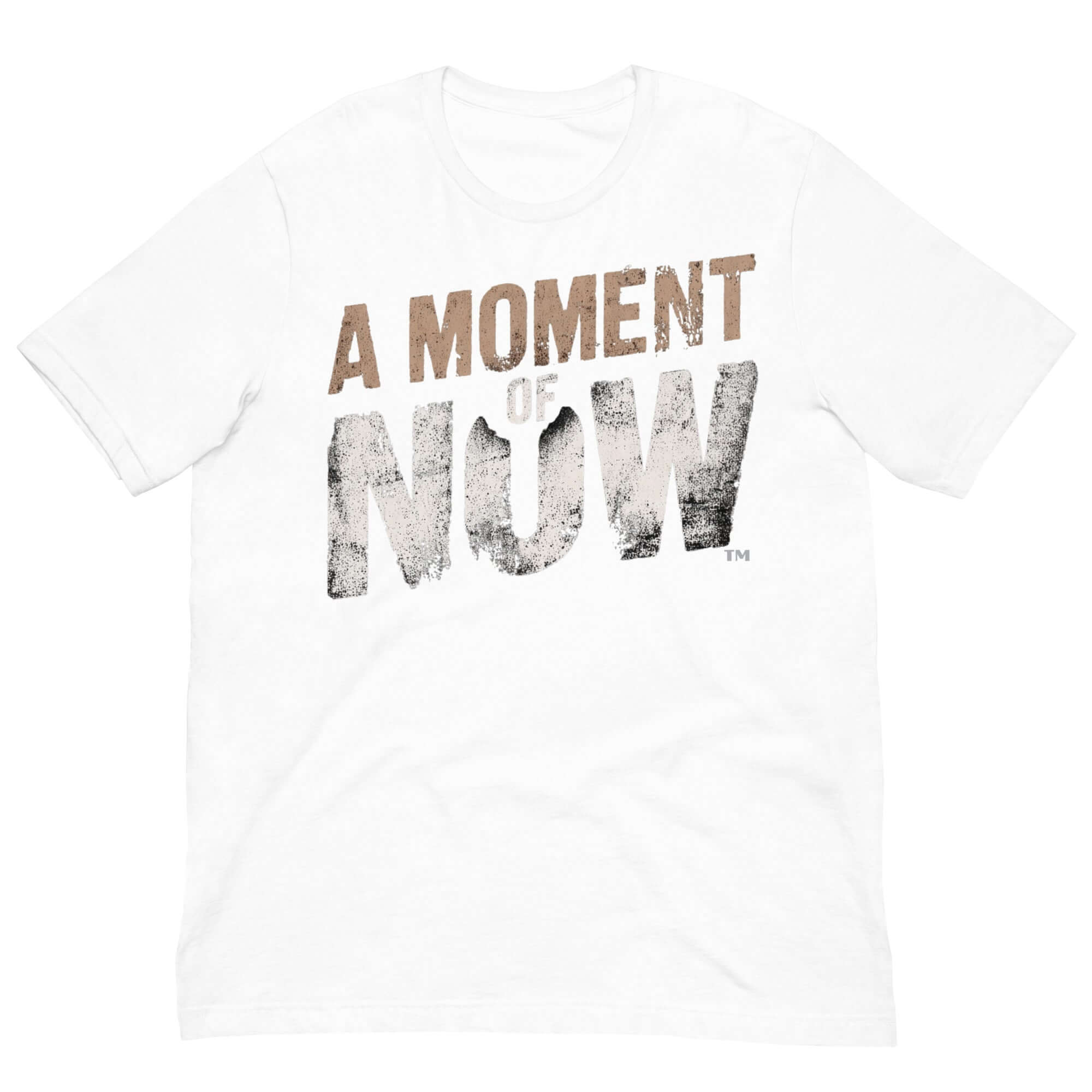 Mindfulness A Moment Of Now ™ Retro Text Unisex T-shirt