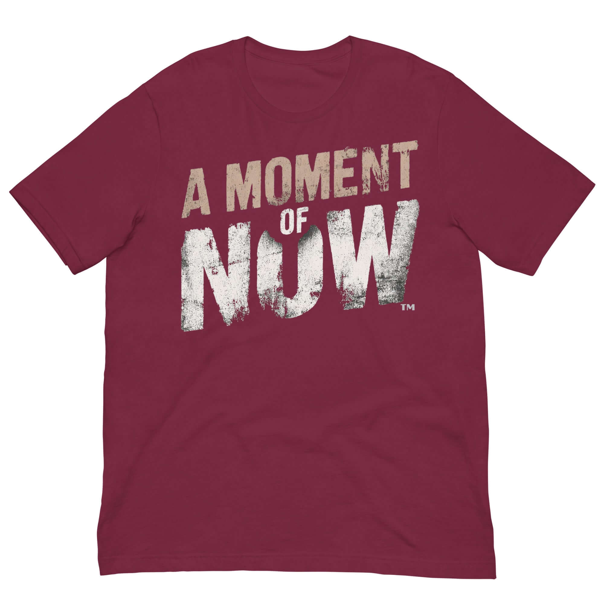 Mindfulness A Moment Of Now ™ Retro Text Unisex T-shirt