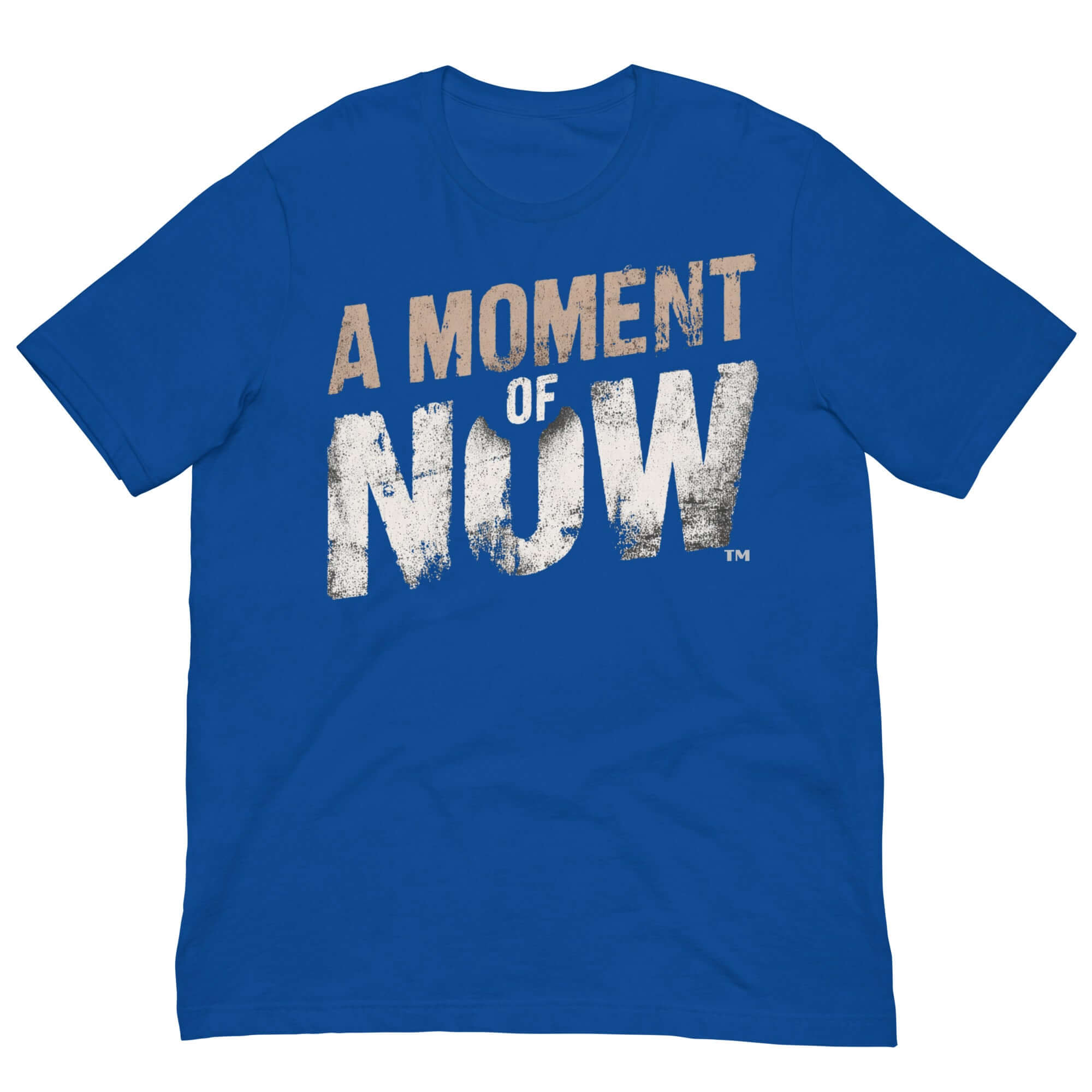 Mindfulness A Moment Of Now ™ Retro Text Unisex T-shirt