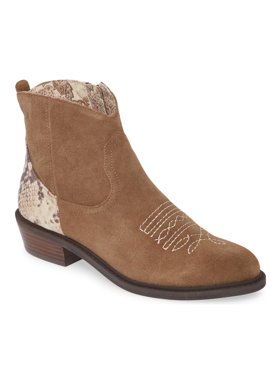 Montrose Natural Snake Skin Leather Booties | Boutique In USA, Shoes, $ 80.00, A Moment Of Now™