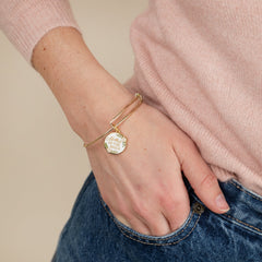 'Mother of the Bride' Charm Bangle, Bracelets, $ 28.00, A Moment Of Now™