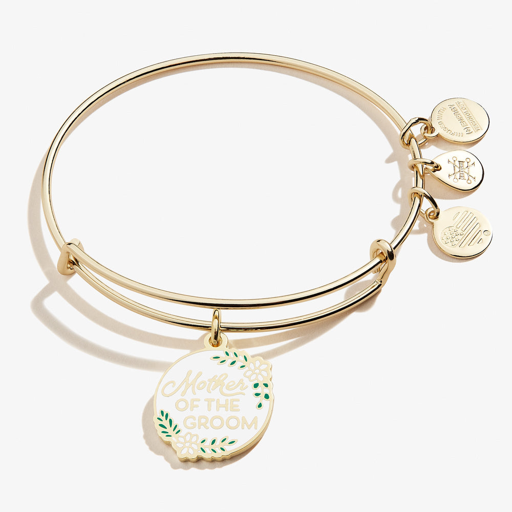 'Mother of the Groom' Charm Bangle, Bracelets, $ 28.00, A Moment Of Now™