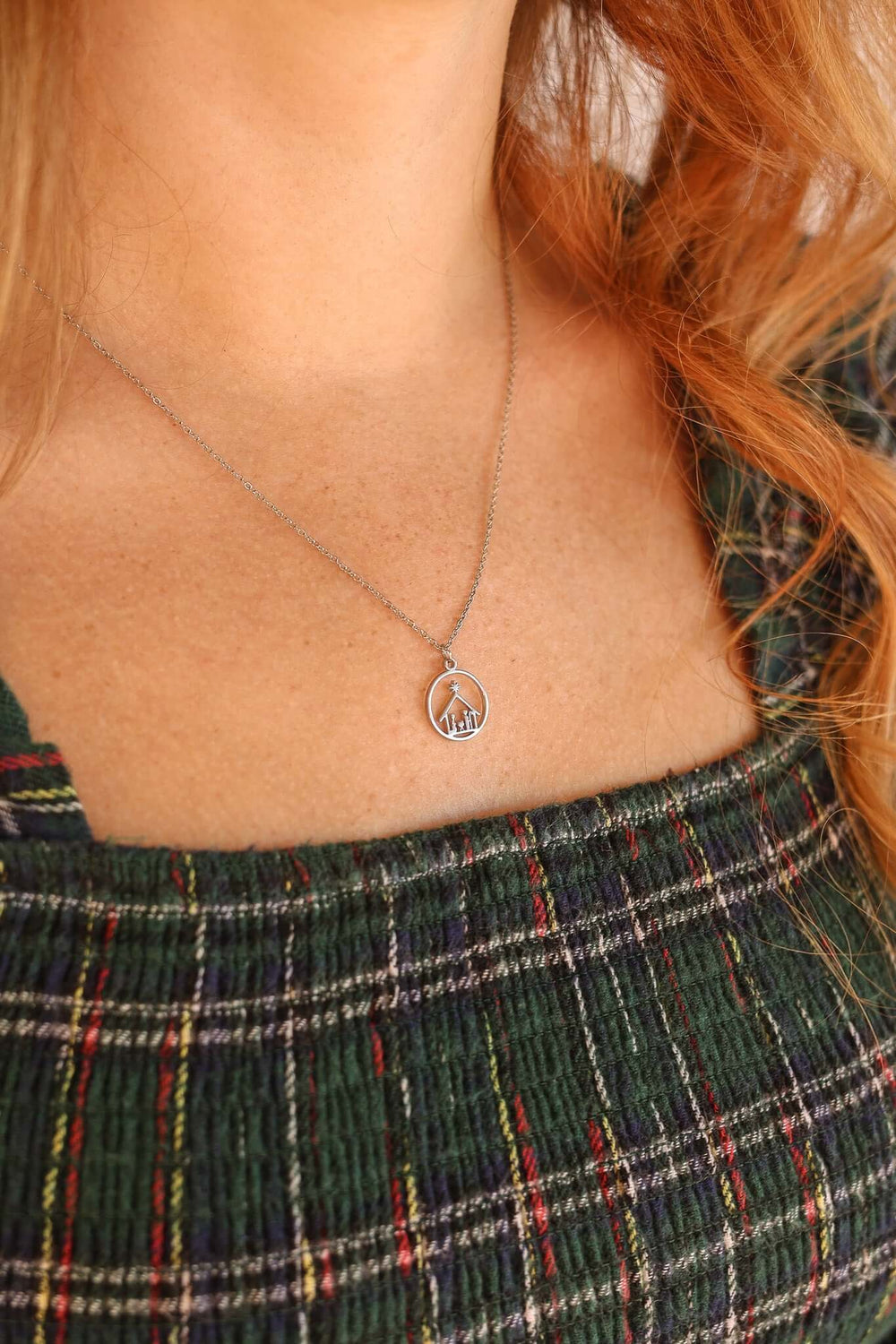 Nativity Necklace | Christian Christmas Jewelry Gift for Women, Necklace, $ 28.00, A Moment Of Now™