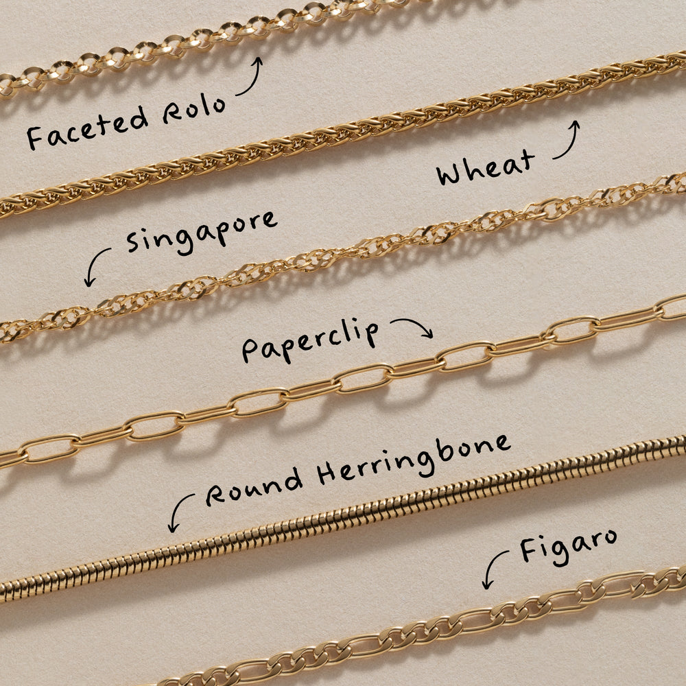 Paperclip Charm & Layering Necklace, Necklaces, $ 38.00, A Moment Of Now™