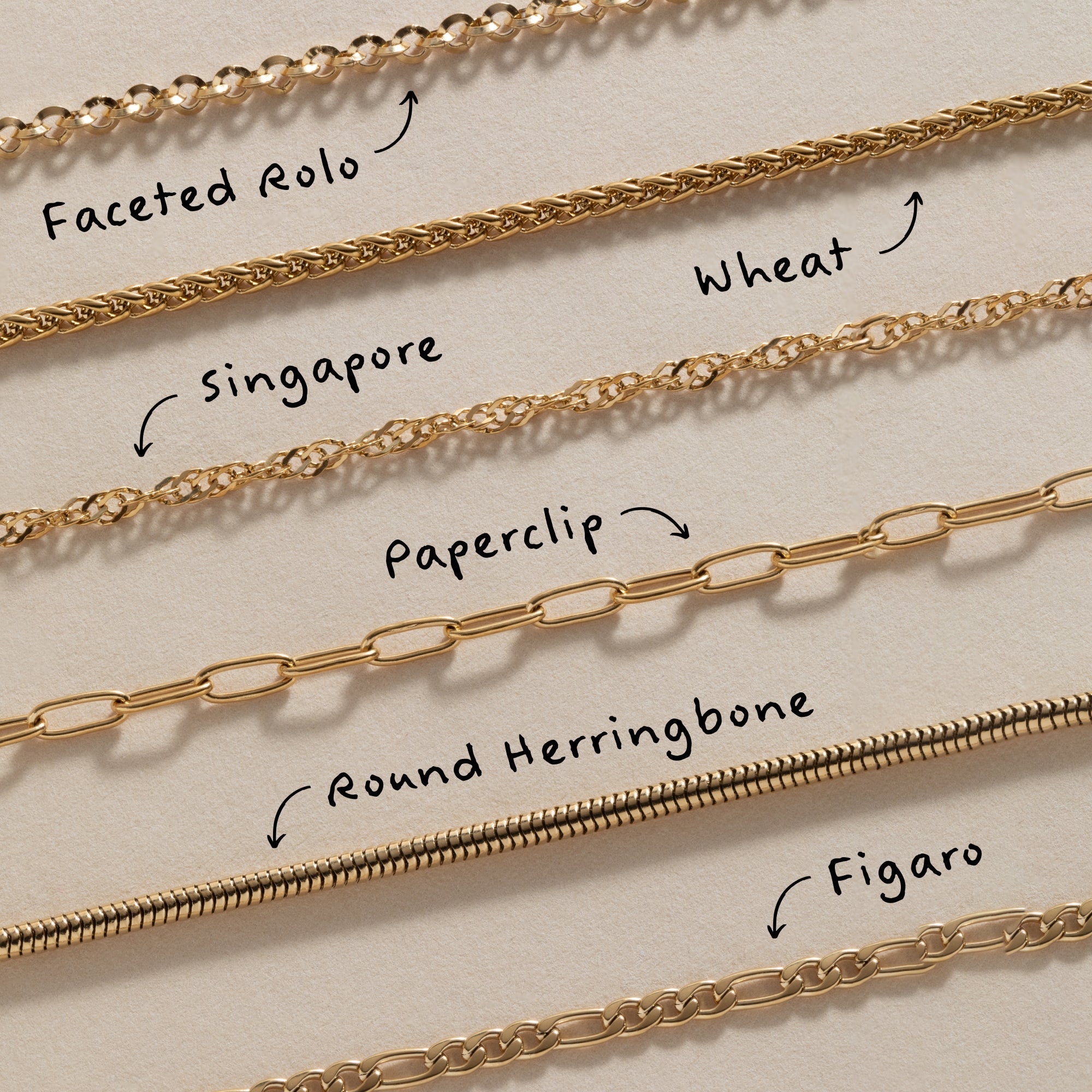Figaro Charm & Layering Necklace, Necklaces, $ 38.00, A Moment Of Now™