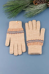 Nordic Accent Touch Gloves - Stylish & Warm, Gloves, $ 19.00, A Moment Of Now™
