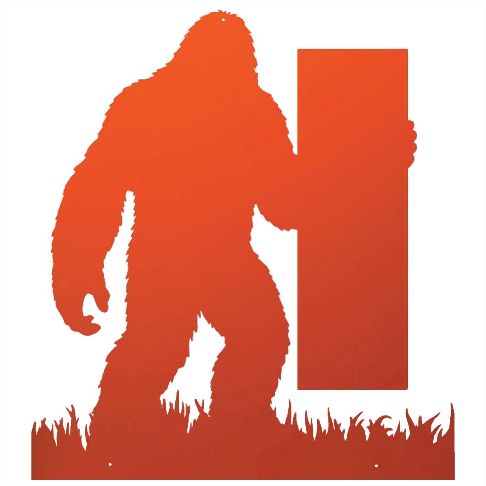Bigfoot Custom Name, House Number, Message Metal Steel Decor, Metal Signs, $ 62.95, A Moment Of Now™