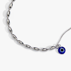 Evil Eye Pull Chain Bracelet, Bracelets, $ 88.00, A Moment Of Now™
