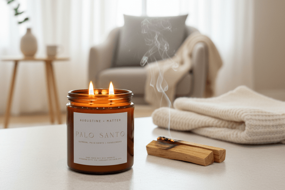 Palo Santo 12oz Soy Candle | Natural Meditation Candle, Candle, $ 35.00, A Moment Of Now™