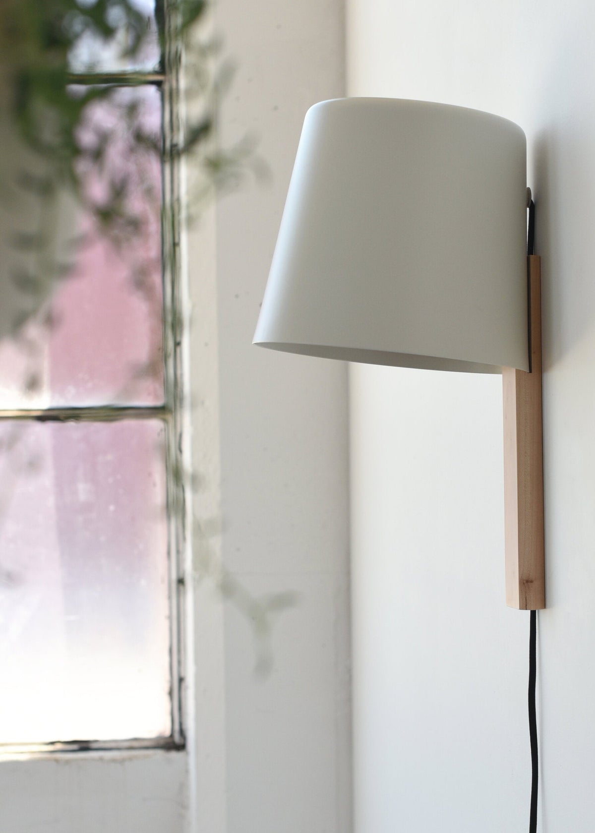 Pilot Wall Sconce Lamp - Aluminum Shade & Maple Neck