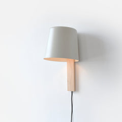 Pilot Wall Sconce Lamp - Aluminum Shade & Maple Neck
