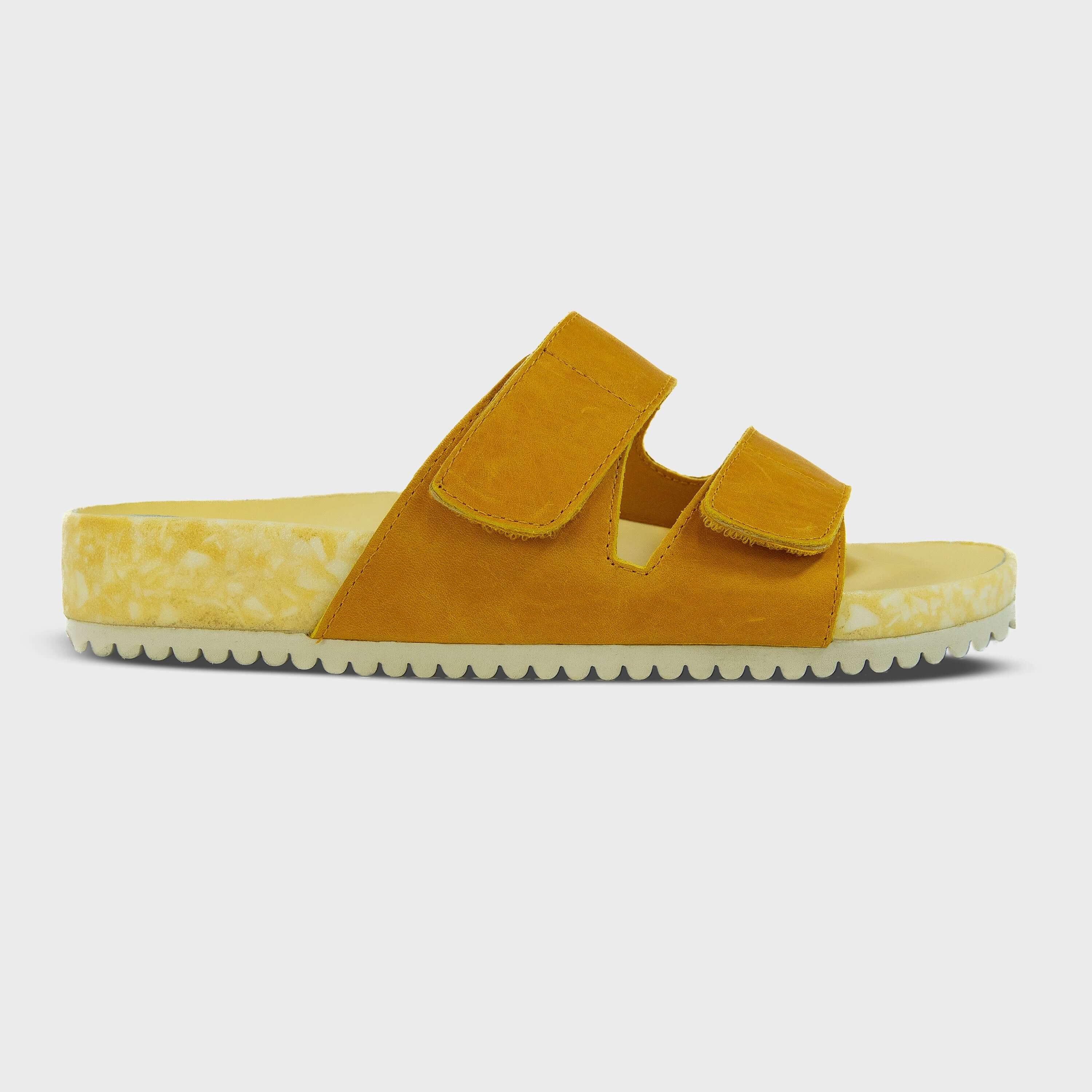 Riviera Leather Eva Sandals - Chamois | Sustainable Comfort Sandals, Sandals, $ 105.00, A Moment Of Now™