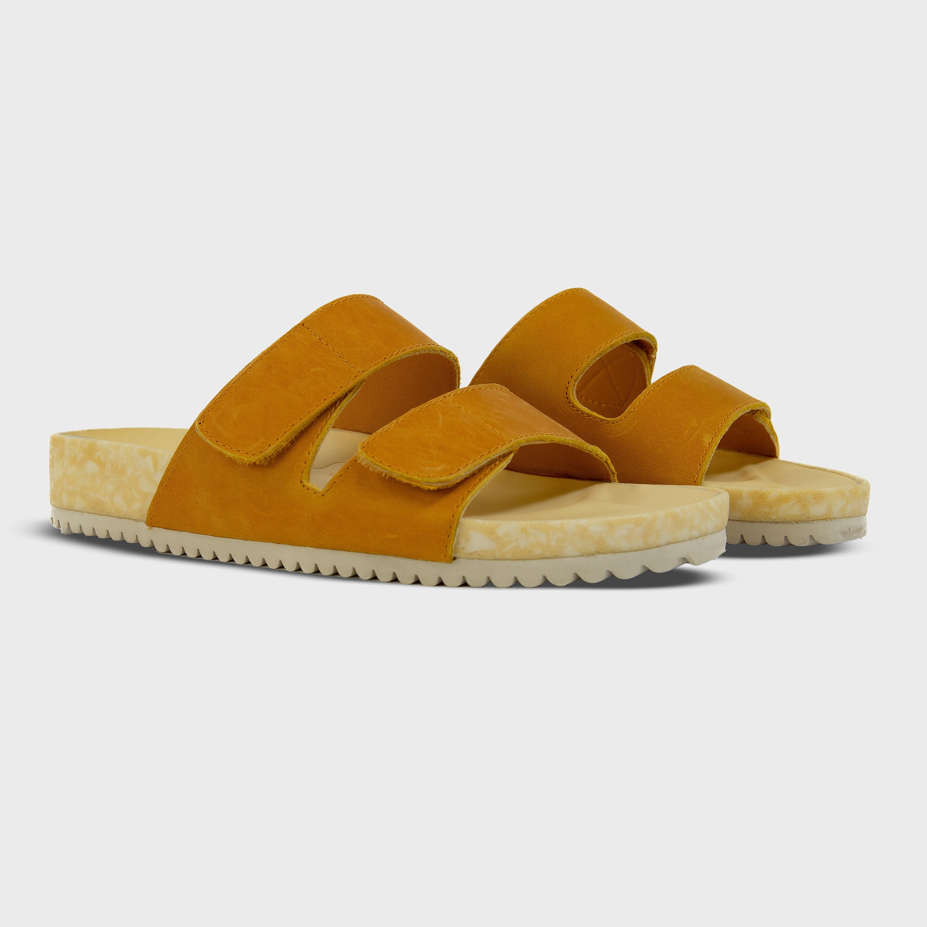 Riviera Leather Eva Sandals - Chamois
