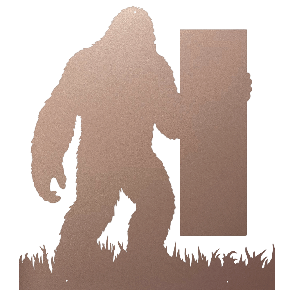 Bigfoot Custom Name, House Number, Message Metal Steel Decor, Metal Signs, $ 62.95, A Moment Of Now™