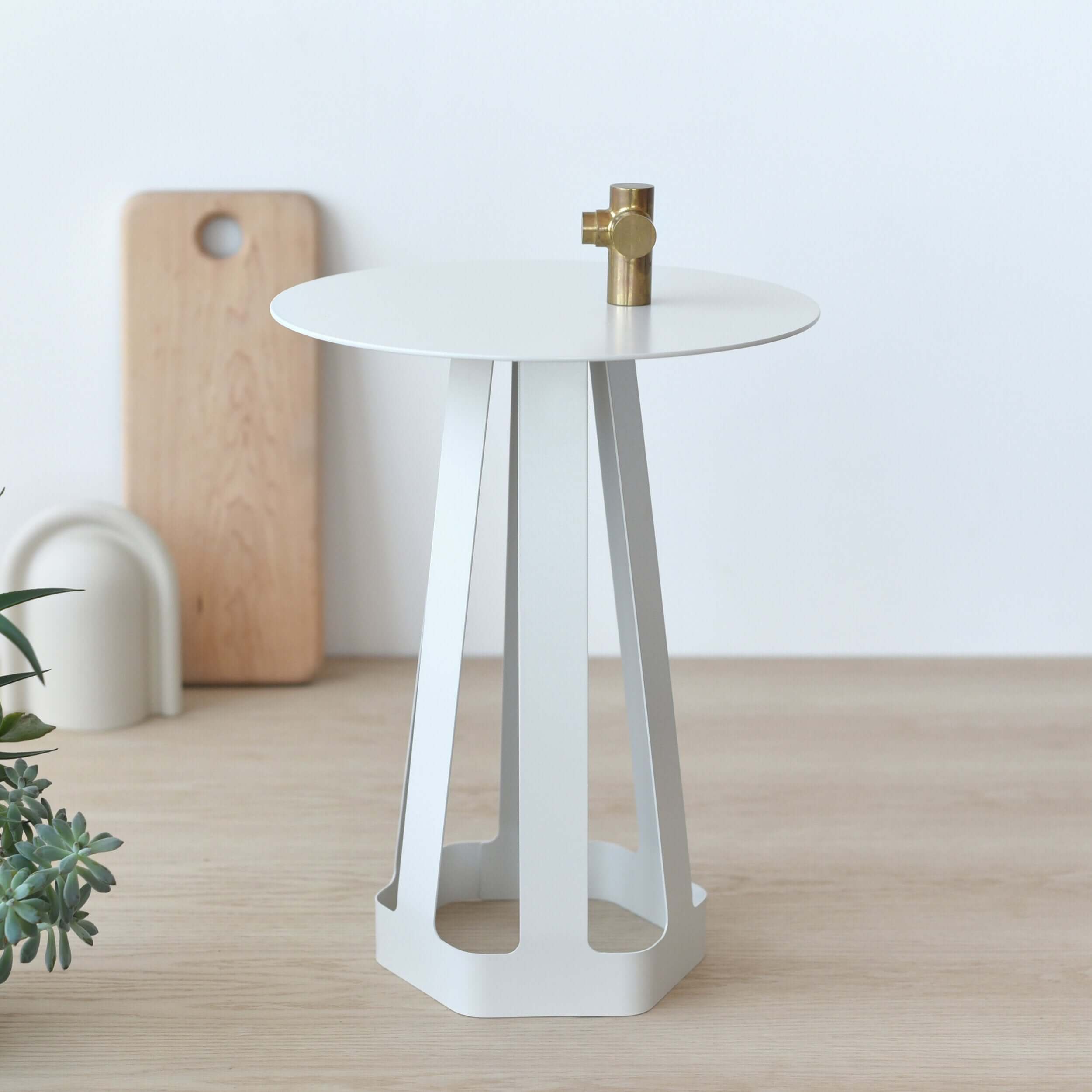 Sixagon Handmade Side Table - Compact & Versatile, Tables, $ 299.00, A Moment Of Now™