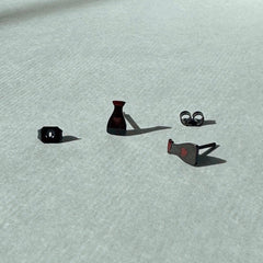 Asian Takeout Earring Set - Hypoallergenic Tiny Studs Gift Set