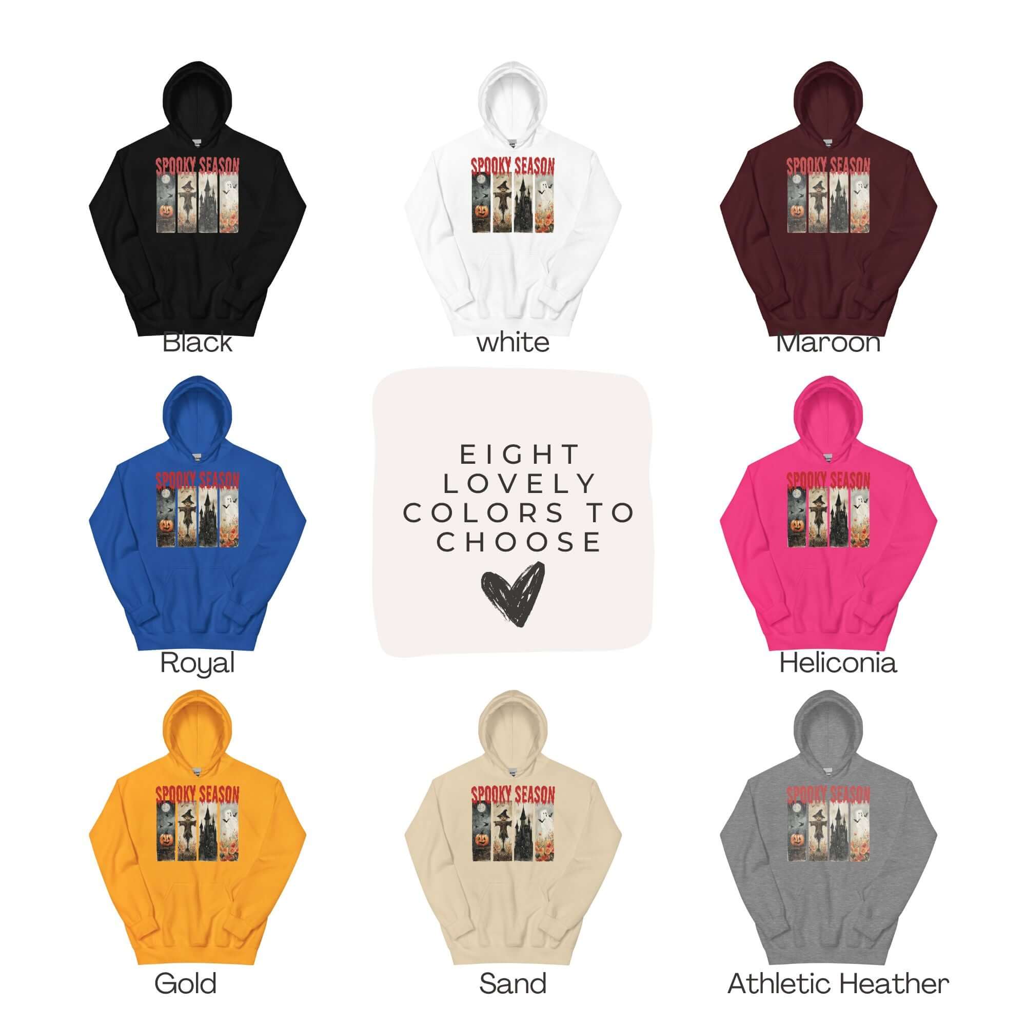 Spooky Season Halloween Graphic Hoodie, Hoodies, $ 48.00, A Moment Of Now™