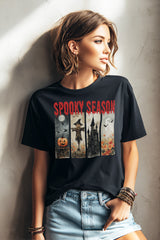 Spooky Season Halloween Graphic T-Shirt Tee