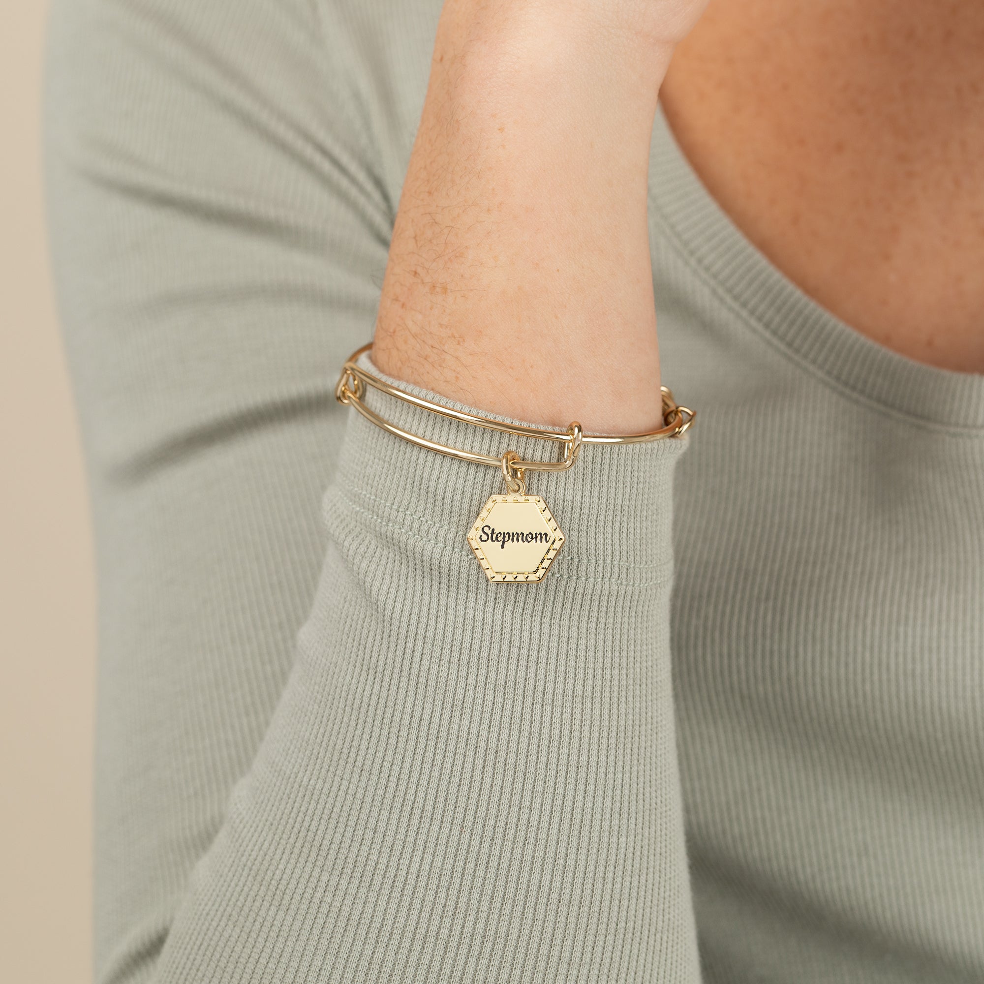 Stepmom 'You're In My Heart Forever' Charm Bangle, Bracelets, $ 7.90, A Moment Of Now™