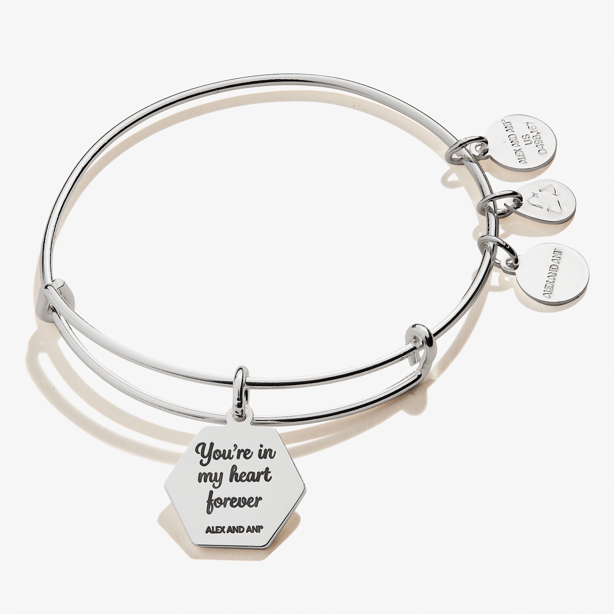 Stepmom 'You're In My Heart Forever' Charm Bangle, Bracelets, $ 7.90, A Moment Of Now™