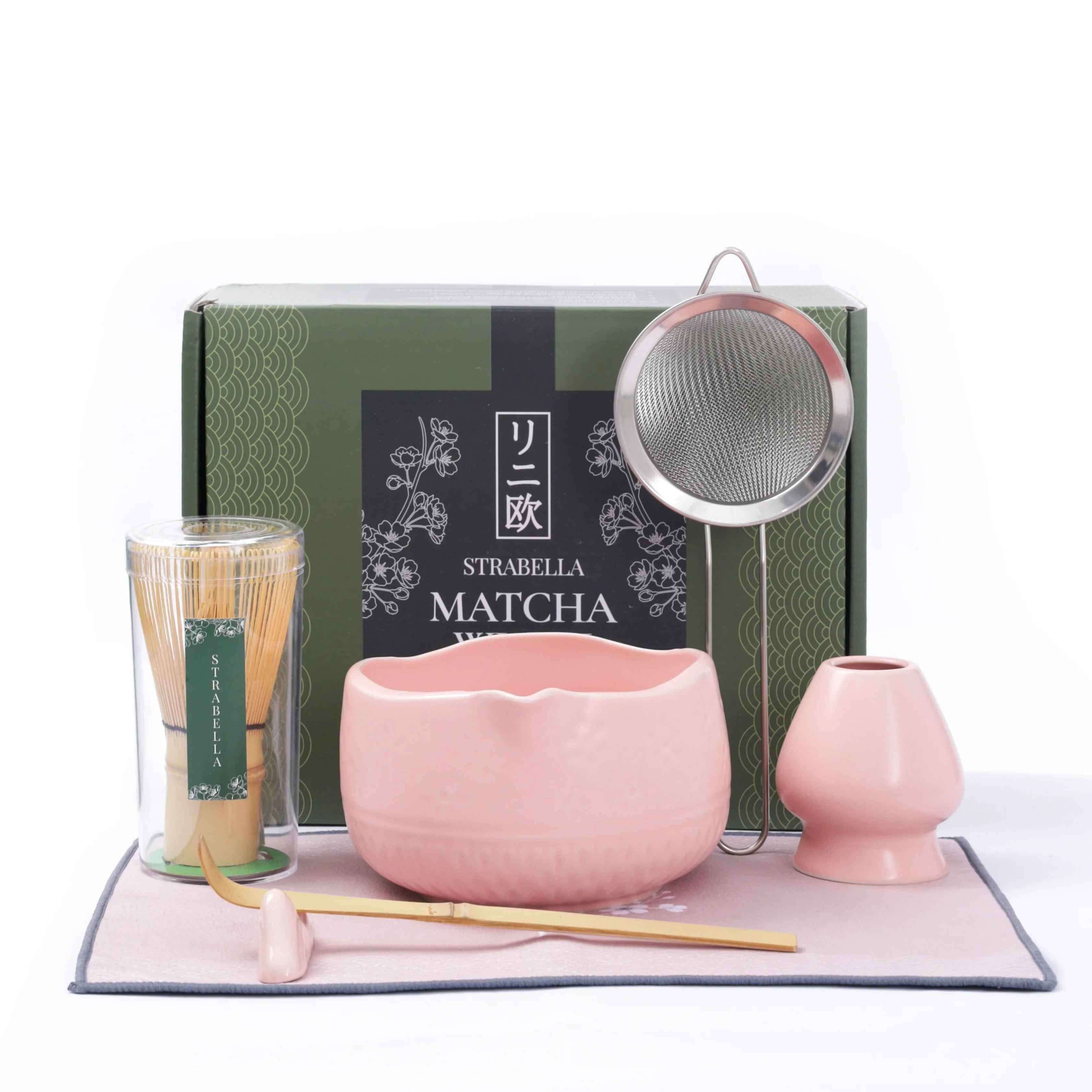 Strabella Matcha Whisk Set | Premium Bamboo & Ceramic Bowl, Bowls, $ 52.99, A Moment Of Now™