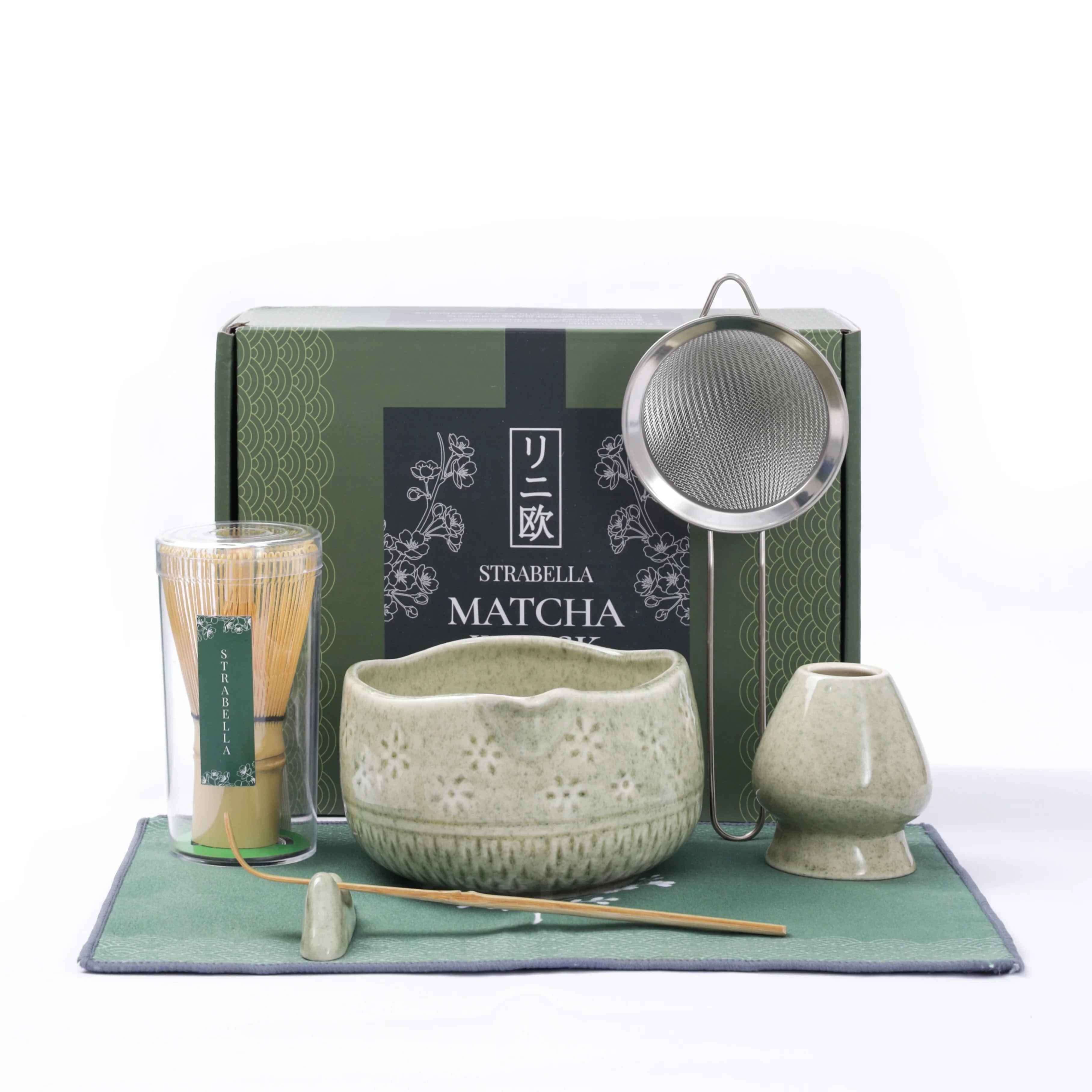 Strabella Matcha Whisk Set | Premium Bamboo & Ceramic Bowl, Bowls, $ 52.99, A Moment Of Now™