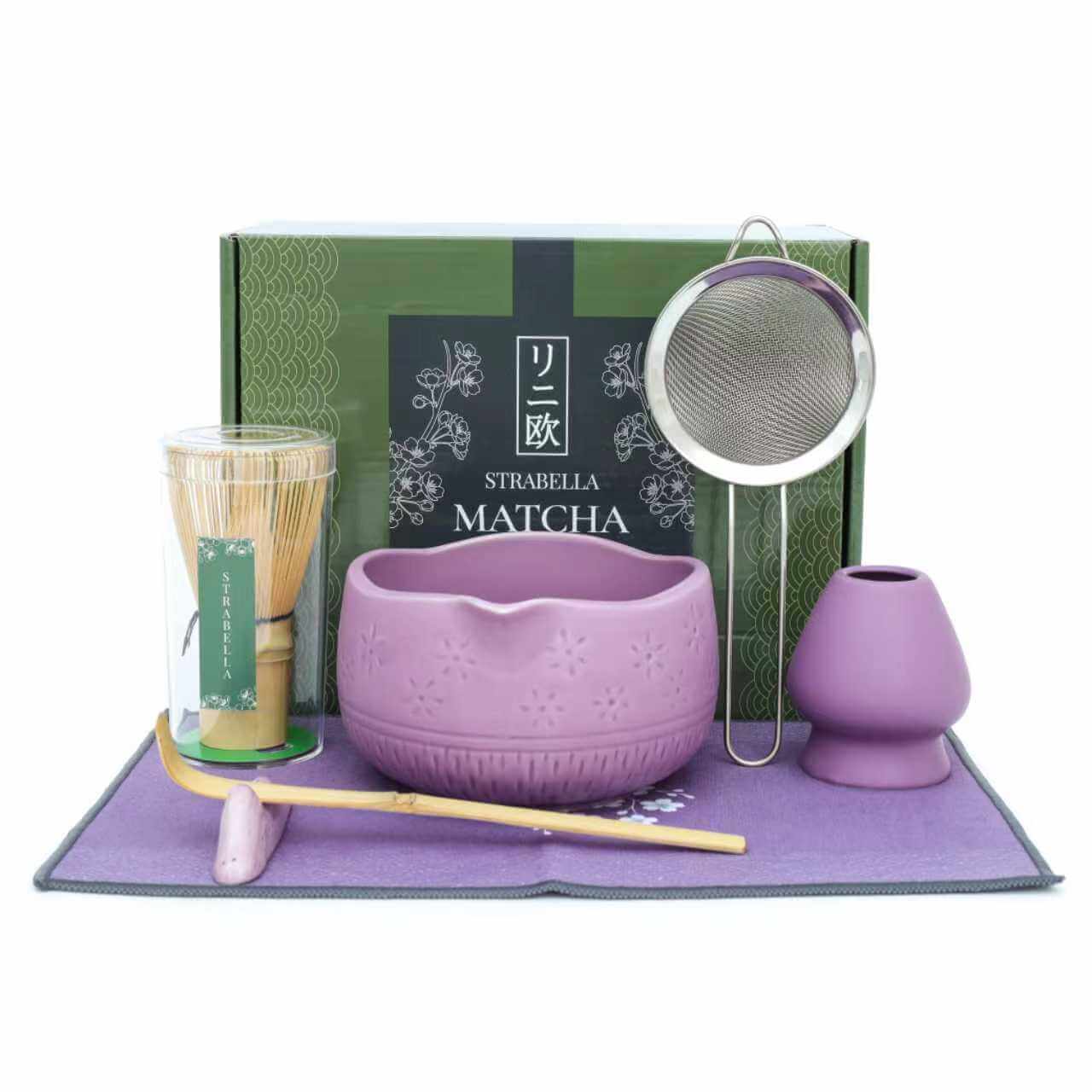 Strabella Matcha Whisk Set | Premium Bamboo & Ceramic Bowl, Bowls, $ 49.99, A Moment Of Now™
