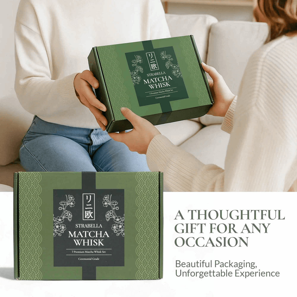 Strabella Matcha Whisk Set | Premium Bamboo & Ceramic Bowl, Bowls, $ 52.99, A Moment Of Now™