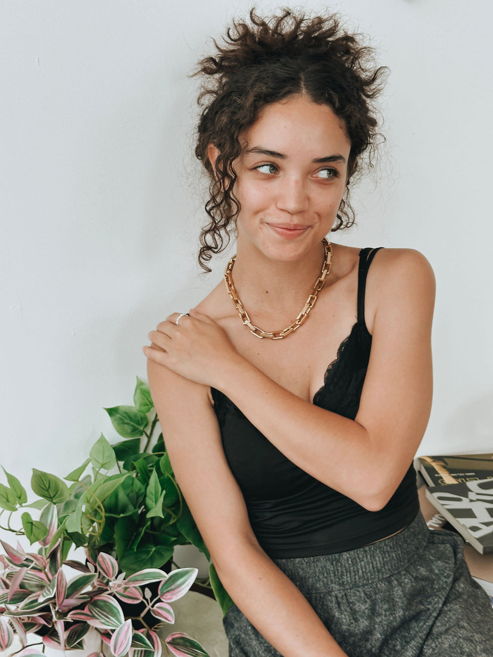 Jefa Link Necklace, Necklaces, $ 68.00, A Moment Of Now™