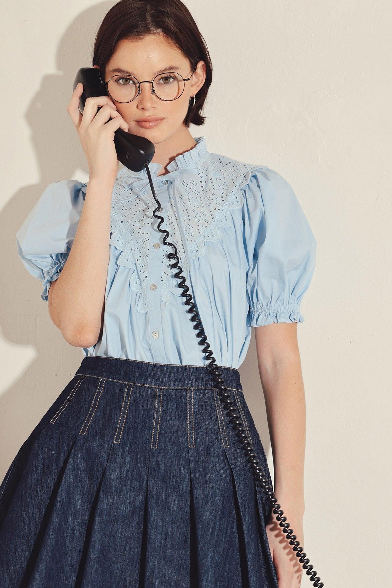 Sweet Note Moment Woven Top, TOPS, $ 60.00, A Moment Of Now™