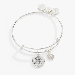 'The Best Is Yet To Come' Duo Charm Bangle, Bracelets, $ 28.00, A Moment Of Now™