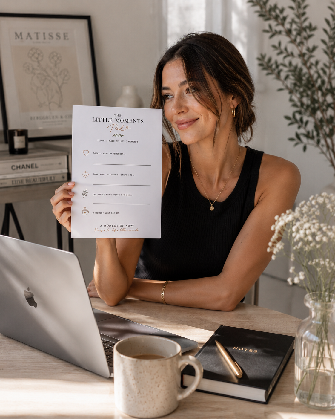 The Little Moments Pad — Mindful Daily Reflection Notepad