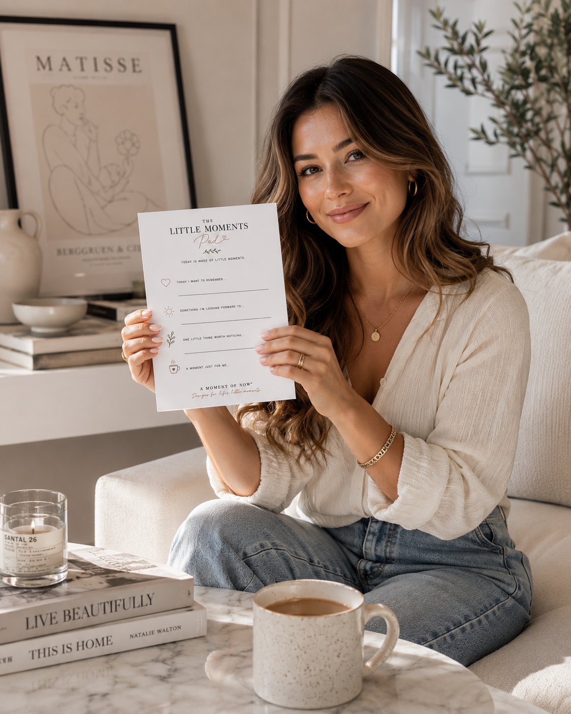 The Little Moments Pad — Mindful Daily Reflection Notepad