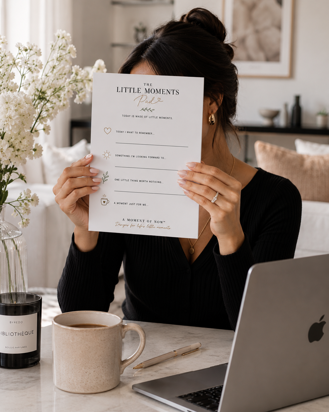 The Little Moments Pad — Mindful Daily Reflection Notepad