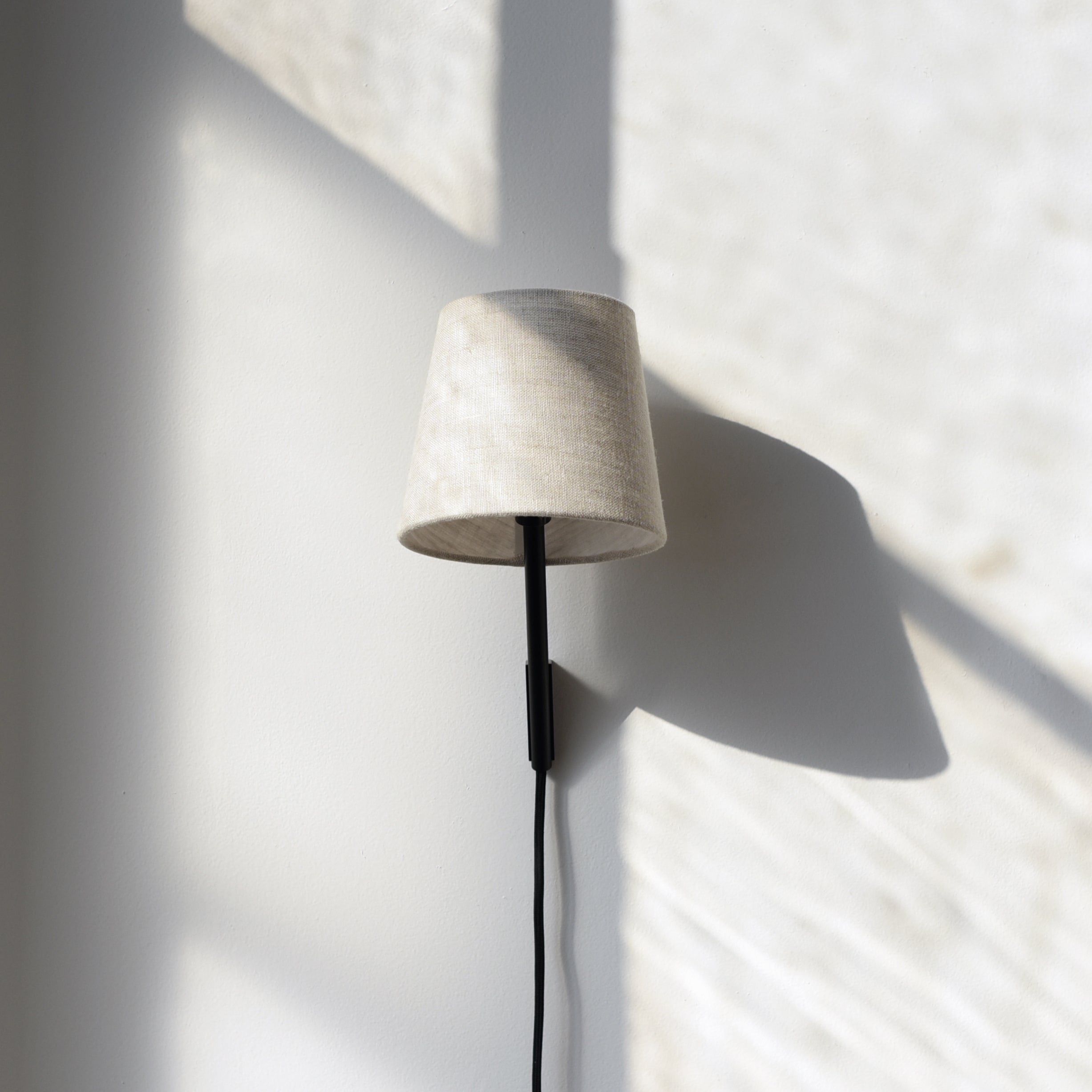 Tokyo Plug-In Wall Sconce Lamp with Organic Cotton Shade | Handmade in USA, Lamps, $ 319.00, A Moment Of Now™