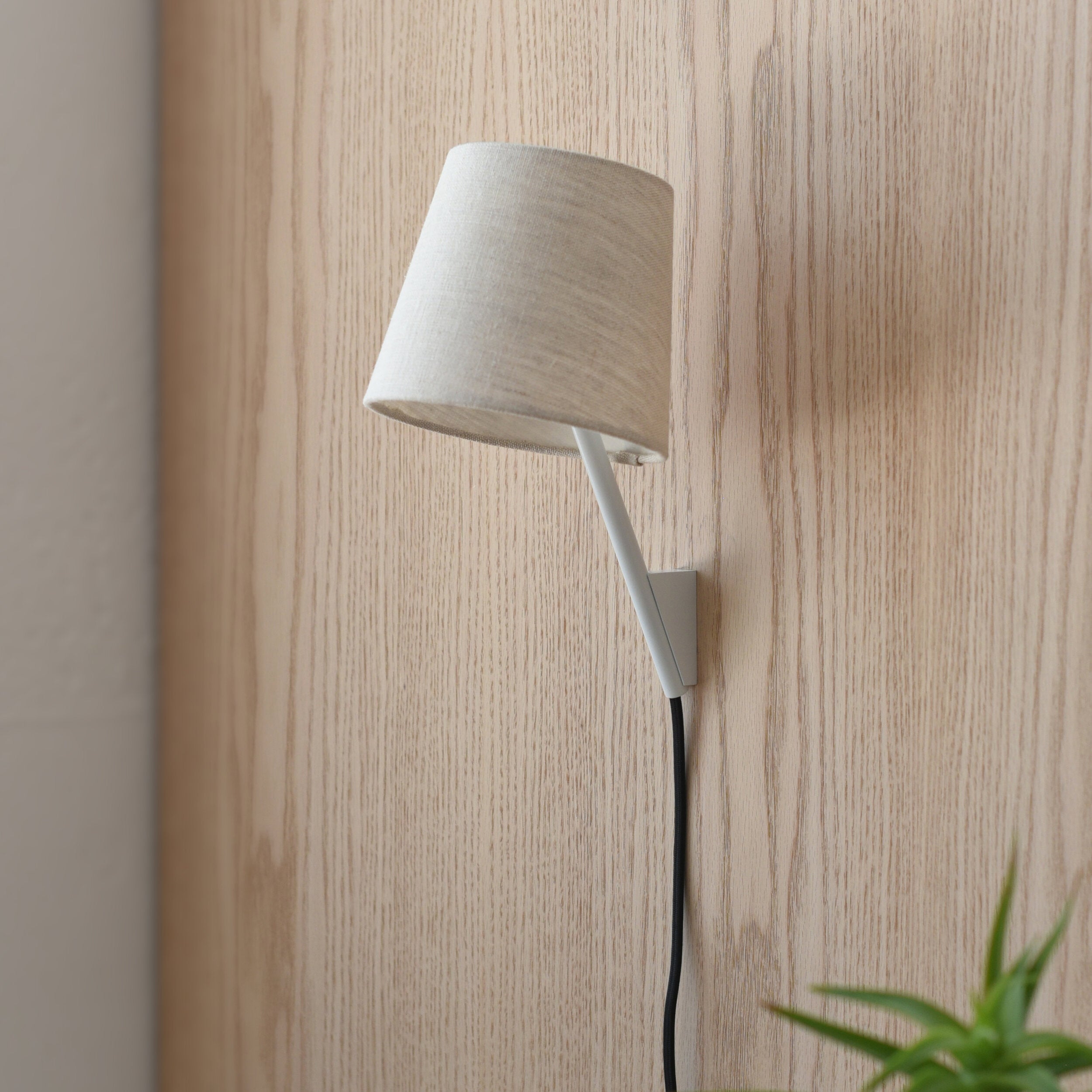 Tokyo Plug-In Wall Sconce Lamp with Organic Cotton Shade | Handmade in USA, Lamps, $ 319.00, A Moment Of Now™