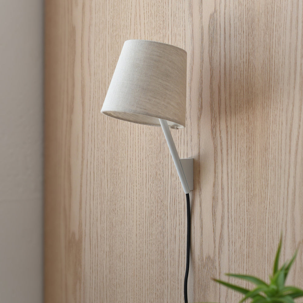 Tokyo Plug-In Wall Sconce Lamp with Organic Cotton Shade | Handmade in USA, Lamps, $ 319.00, A Moment Of Now™