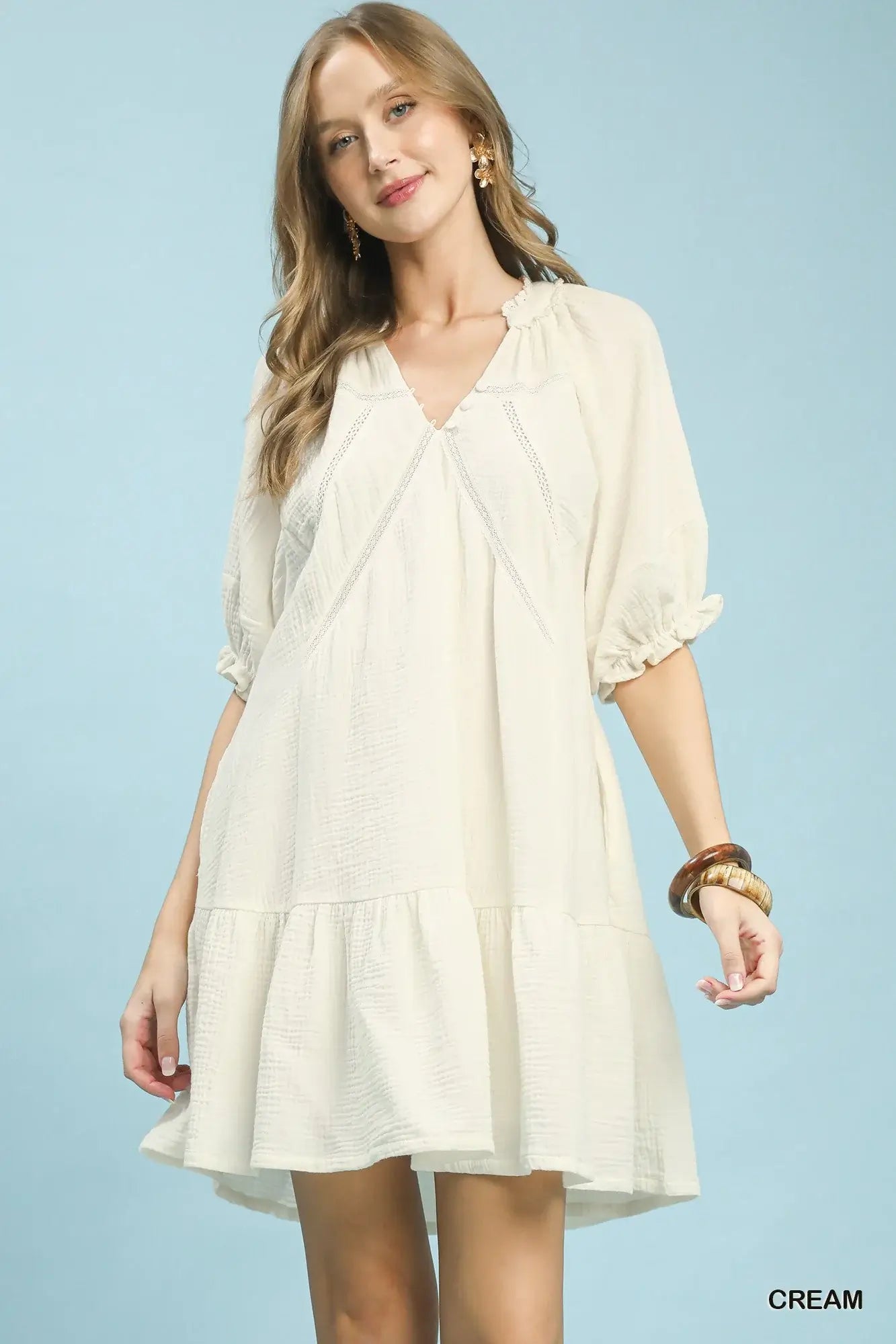 Umgee Cotton Gauze Mini Dress | Lightweight Summer Fashion, Dresses, $ 71.00, A Moment Of Now™