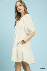 Umgee Cotton Gauze Mini Dress | Lightweight Summer Fashion, Dresses, $ 71.00, A Moment Of Now™