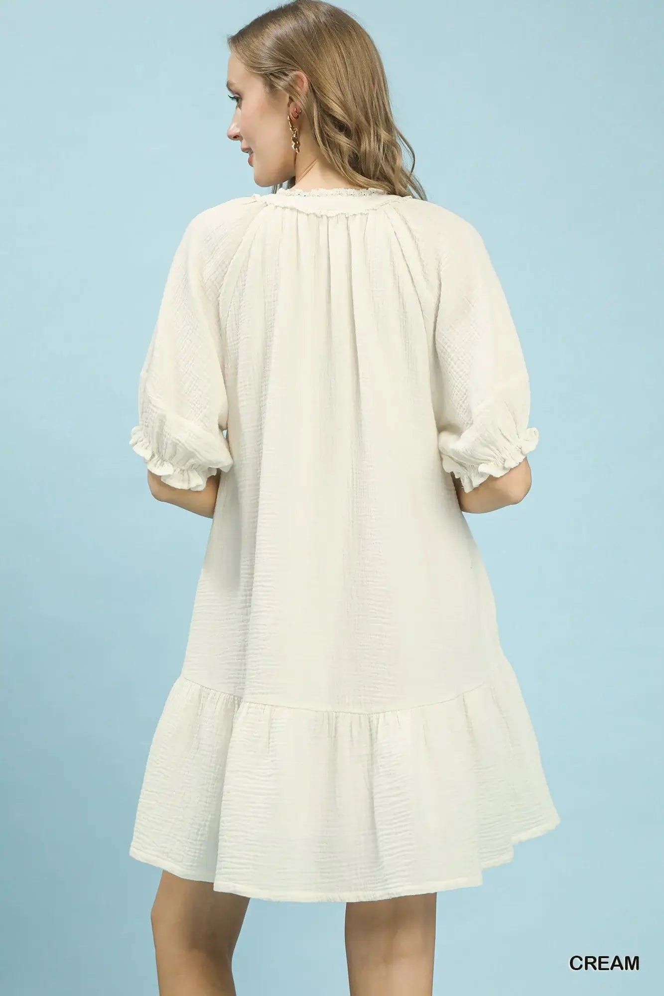 Umgee Cotton Gauze Mini Dress | Lightweight Summer Fashion, Dresses, $ 71.00, A Moment Of Now™