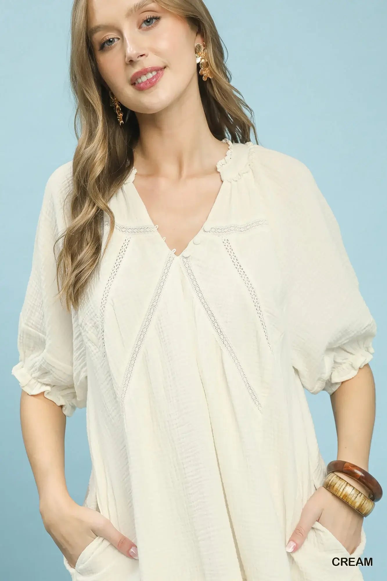 Umgee Cotton Gauze Mini Dress | Lightweight Summer Fashion, Dresses, $ 71.00, A Moment Of Now™