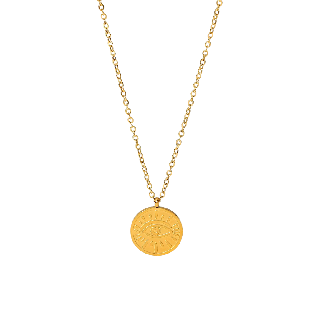 Kiki Evil Eye Necklace, Necklaces, $ 31.50, A Moment Of Now™
