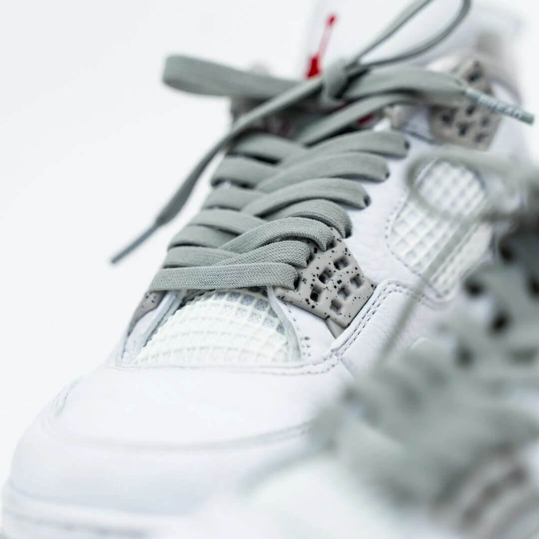Vulture Gray Elastic Shoelaces - No Tie Bread Laces | A Moment Of Now™, Elastic Shoelace, $ 9.99, A Moment Of Now™