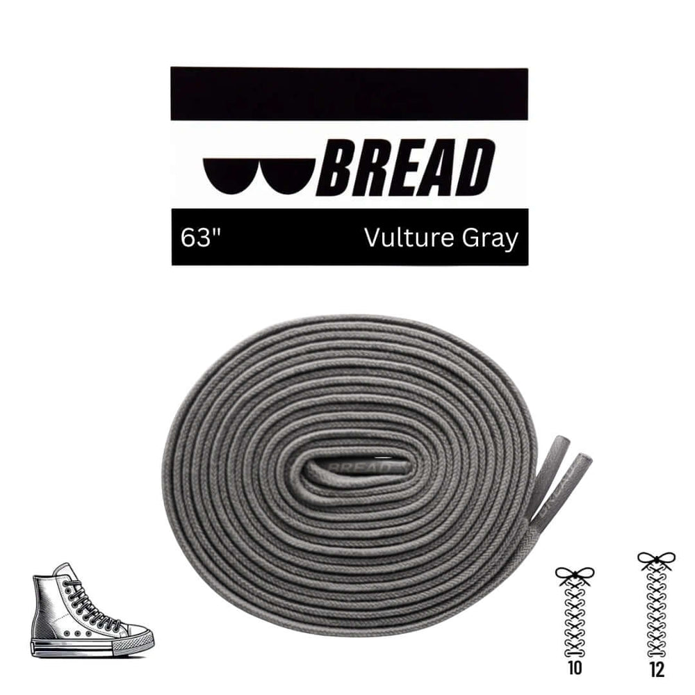 Vulture Gray Elastic Shoelaces - No Tie Bread Laces | A Moment Of Now™, Elastic Shoelace, $ 9.99, A Moment Of Now™