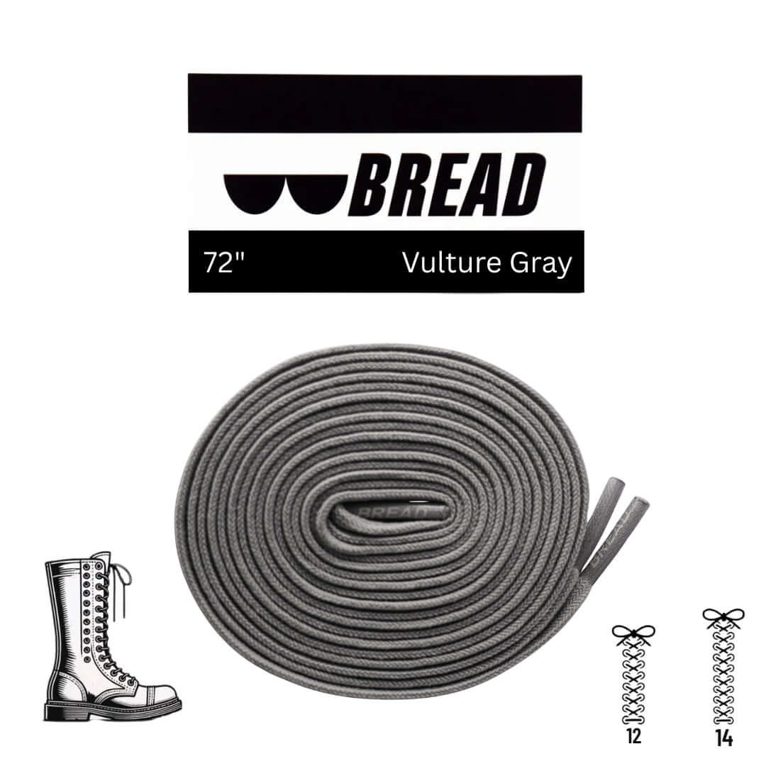 Vulture Gray Elastic Shoelaces - No Tie Bread Laces | A Moment Of Now™, Elastic Shoelace, $ 10.99, A Moment Of Now™