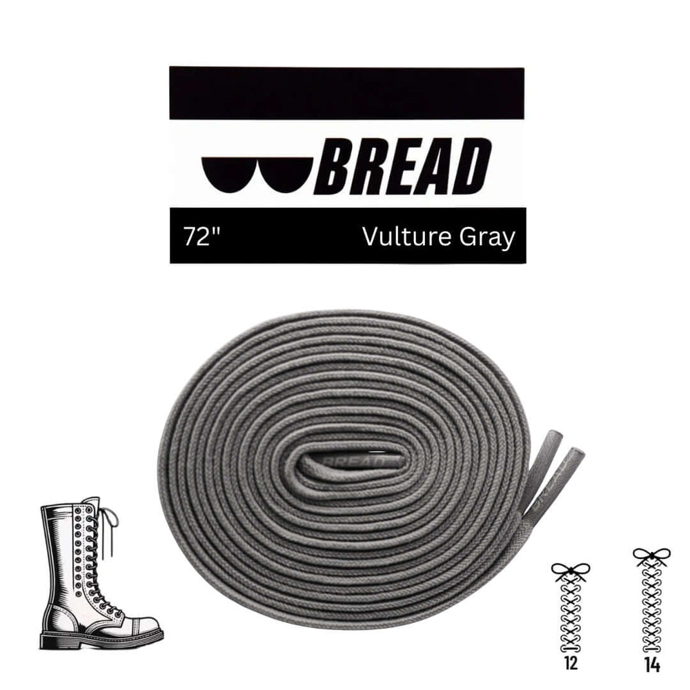 Vulture Gray Elastic Shoelaces - No Tie Bread Laces | A Moment Of Now™, Elastic Shoelace, $ 10.99, A Moment Of Now™