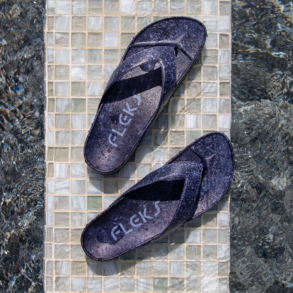 West Beach Flip Flop - Deep Blue Sea | Sustainable Comfort Sandals, Flip Flops, $ 85.00, A Moment Of Now™