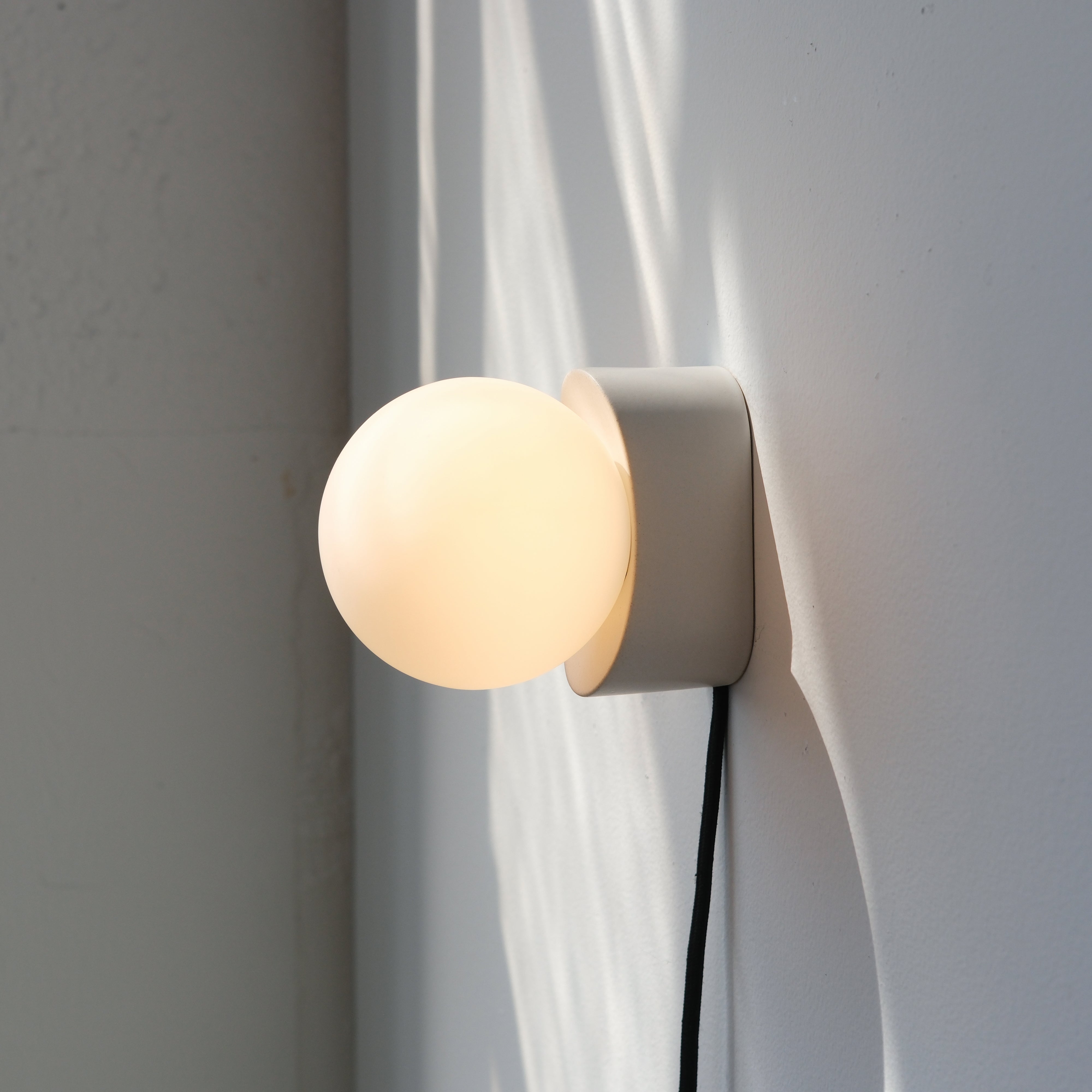 Iota Ceramic Wall Sconce Lamp with Glass Globe | Handmade in USA, Lamps, $ 249.00, A Moment Of Now™